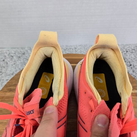 Asics Gel-Nimbus 25 Papaya Dusty Purple Athletic Daily Running Shoe Womens 8.5 - Picture 12 of 13